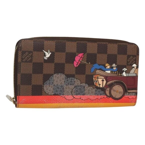 LOUIS VUITTON Damier Evasion Zippy Wallet Long Wallet N61240 LV Auth 125449 - Picture 1 of 16